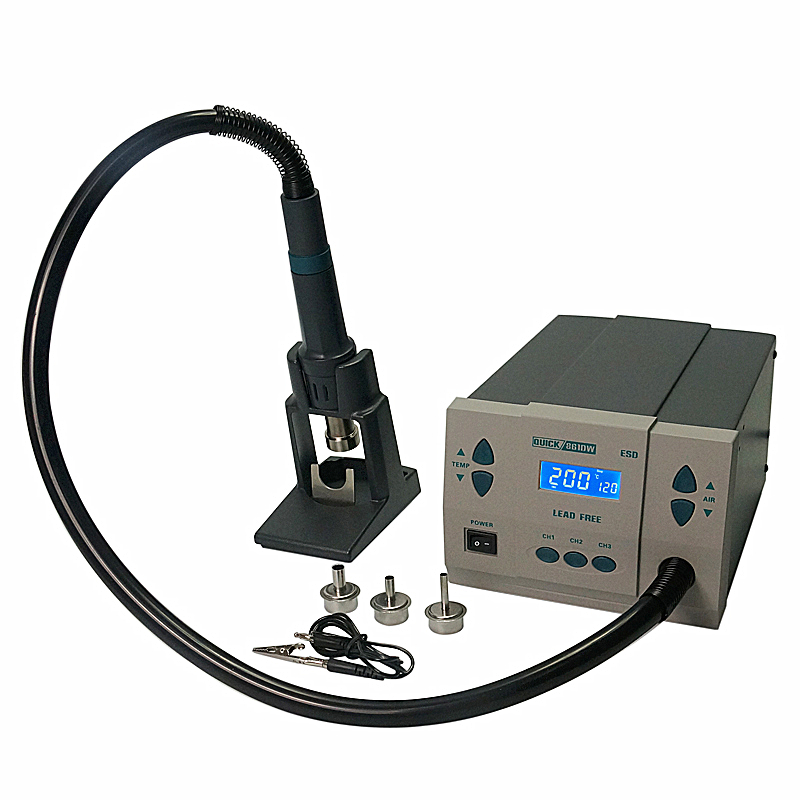 Hot Air Rework Station 861Dw - สถานีบัดกรีลมร้อน QUICK Spot 861DW สำหรับงาน BGA