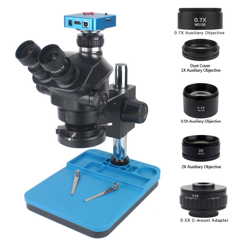 Simul-Focal Industrial Microscope 4K Hdmi - กล้องวิดีโอ 1080P 48MP 2K 4K HDMI