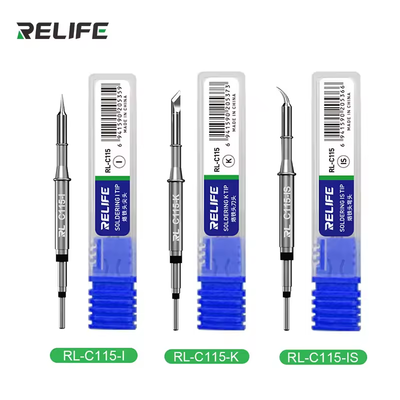 C115 Nano Soldering Iron Station - หัวแร้งบัดกรีแบบนาโน RELIFE C115-K/I/IS รุ่น T115 ใช้ได้กับหัวแร้งบัดกรี