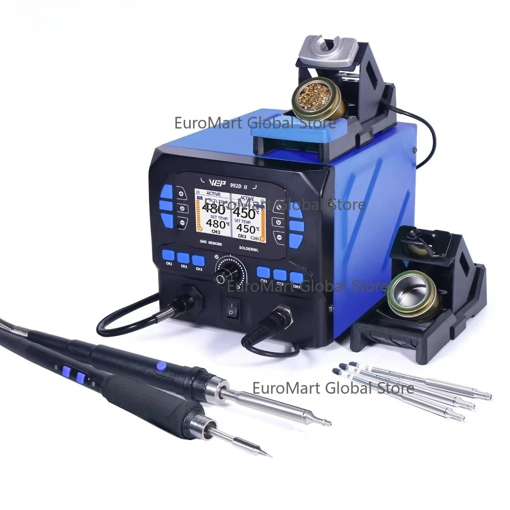 C210 Precision Soldering Station - 992D-II 2 in 1 จอ LCD