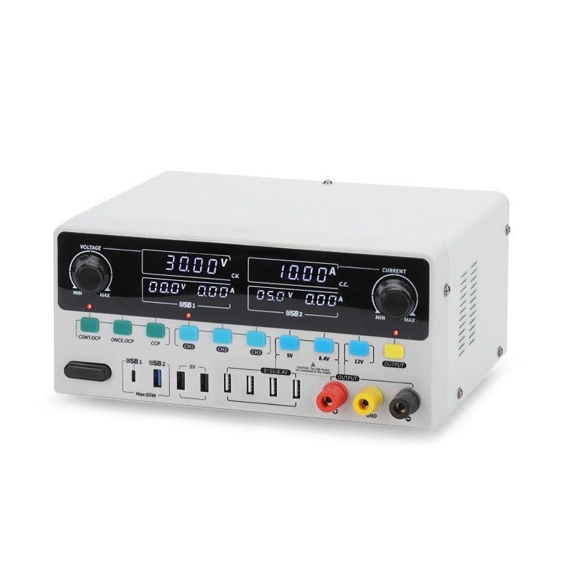 High Precision Dc Power Supply 30V 10A - แหล่งจ่ายไฟแบบปรับค่าได้ DC ความแม่นยำสูง 30V 10A กำลังสูง