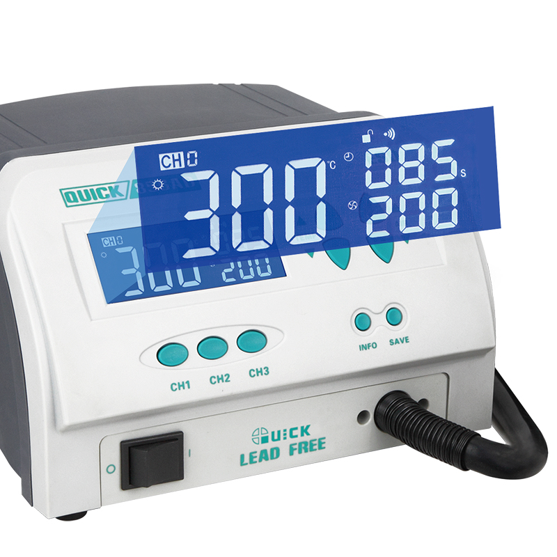 Desoldering Pump Electric Vacuum Station - Unique Quick อัจฉริยะ 1300W 220V Desoldering