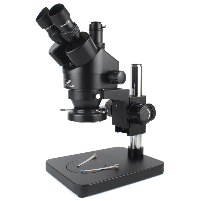Trinocular Stereo Microscope 7X-45X - โทรศัพท์ PCB บัดกรีซ่อม Lab อุตสาหกรรม 7X