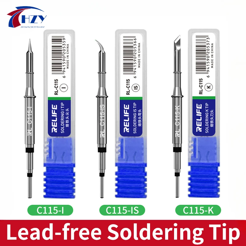 C115 Nano Soldering Iron Station - RELIFE C115-K/I/IS Nano-ระดับ Universal T115 Handle