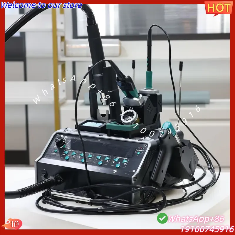 Desoldering Pump Electric Vacuum Station - สถานีบัดกรี 5-in-1 รุ่น YIHUA-948D IV ปี