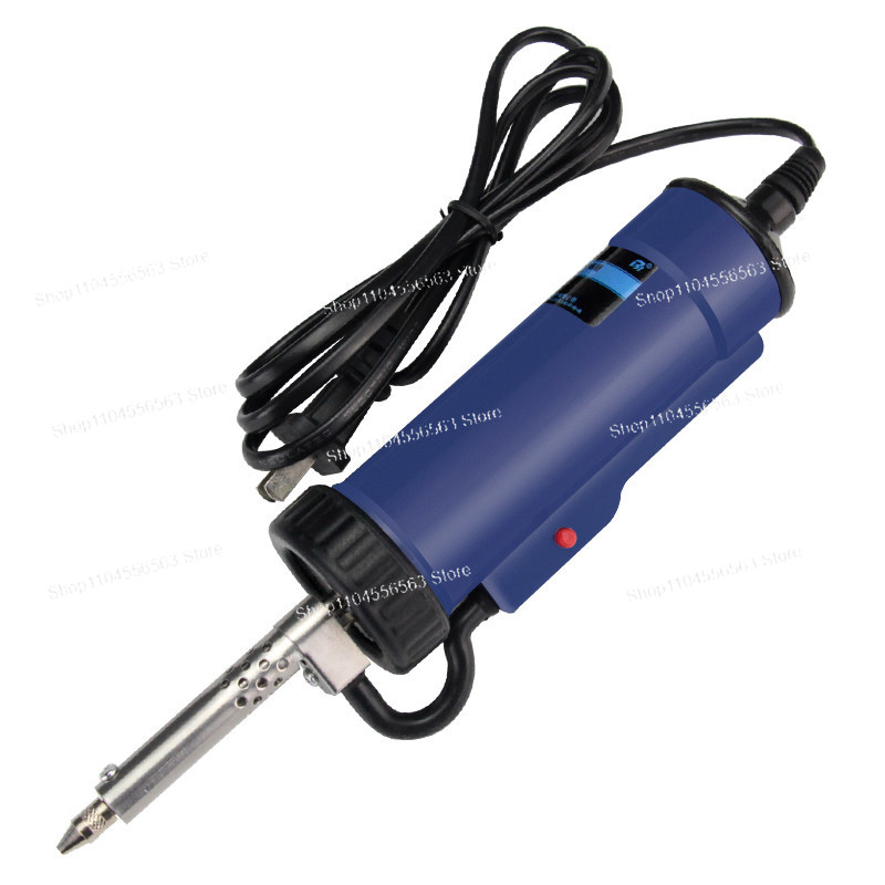 Desoldering Pump Electric Vacuum Station - ปืนดูดตะกั่วไฟฟ้าพร้อมปั๊มสุญญากาศและฮีตเตอร์, สถานีบัดกรี 2-in-1 สำหรับงานรีเวิร์ค PCB และการกำจัดตะกั่ว