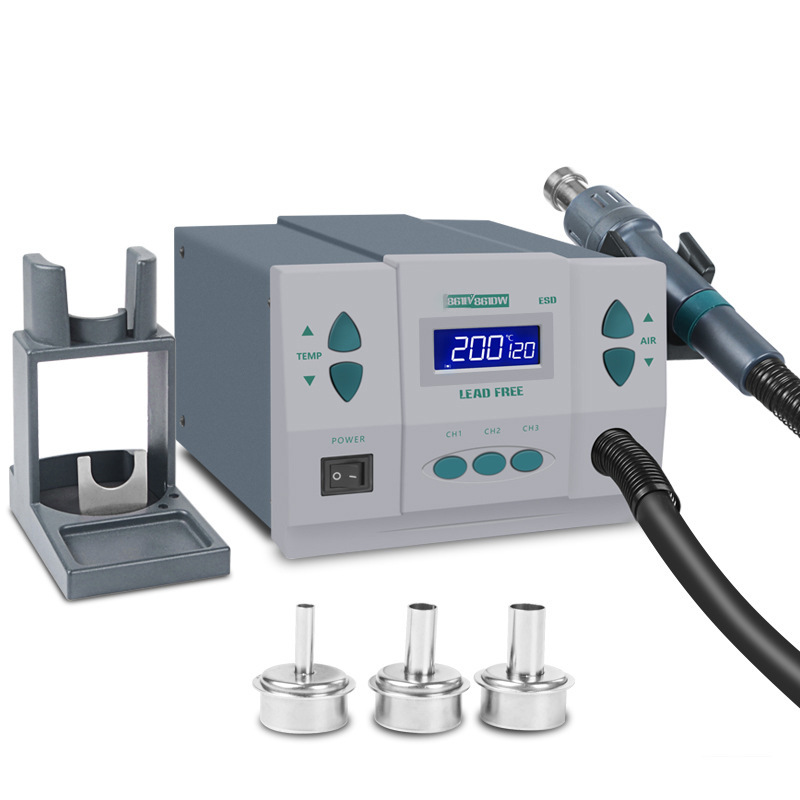 Hot Air Rework Station 861Dw - 1000W220/110V 861DW HeatGun ตะกั่วฟรี Hot Air