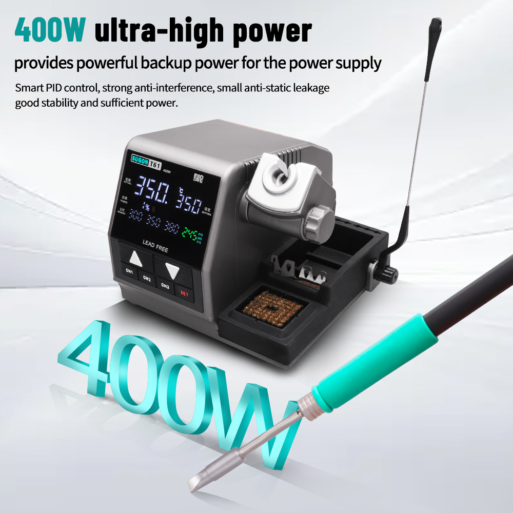 Infrared Bga Rework Station - สถานีบัดกรี SUGON T61 400W รองรับหัวแร้งบัดกรีรุ่น C470/245/210