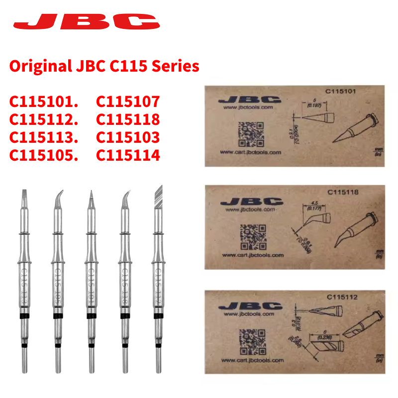 C115 Nano Soldering Iron Station - หัวแร้งบัดกรีแท้ JBC C115 รุ่น C115112 C115118