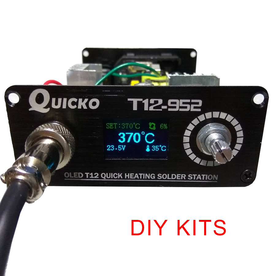 T12 Soldering Station Oled - T12 STC-OLED soldering Station เหล็ก DIY