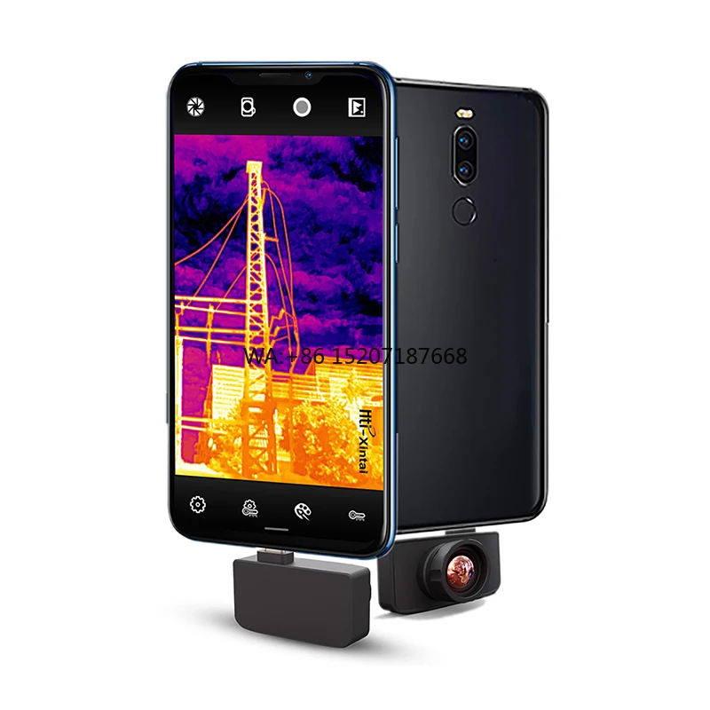 Thermal Imaging Camera Pcb Repair - Hti HT-203U อุตสาหกรรมโทรศัพท์มือถือ Thermal Imager อินฟราเรดสมาร์ทโฟนสําหรับ