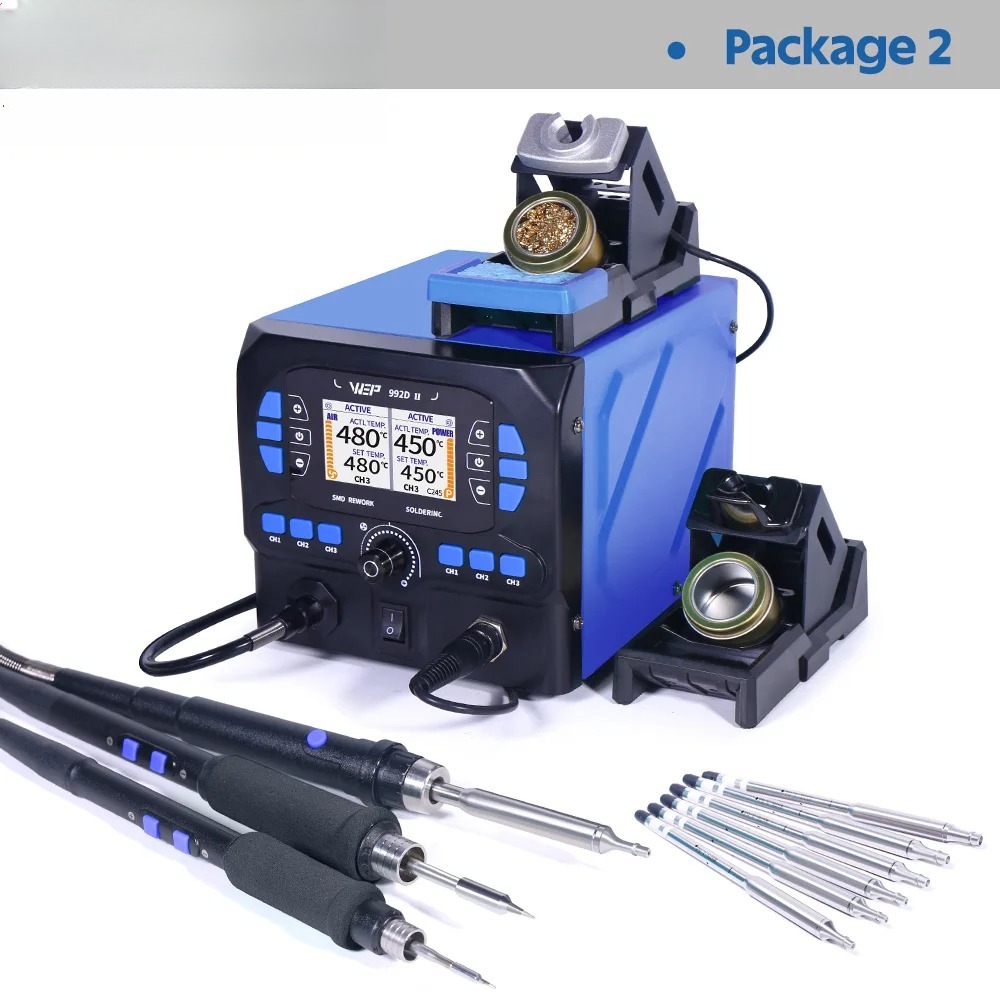992D-II 2 in 1 จอ LCD แสดงผล   - C210 Precision Soldering Station บทวิจารณ์และราคา