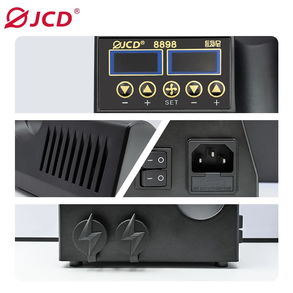 Jcd อุปกรณ์เชื่อมสายไฟ750W เคร - 2 In 1 Soldering Rework Station 750W บทวิจารณ์และราคา