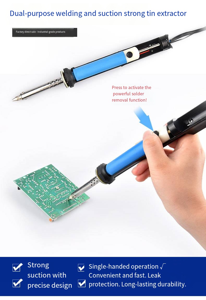 เครื่องดูดตะกั่วไฟฟ้า AC 110V/ - Desoldering Pump Electric Vacuum Station บทวิจารณ์และราคา