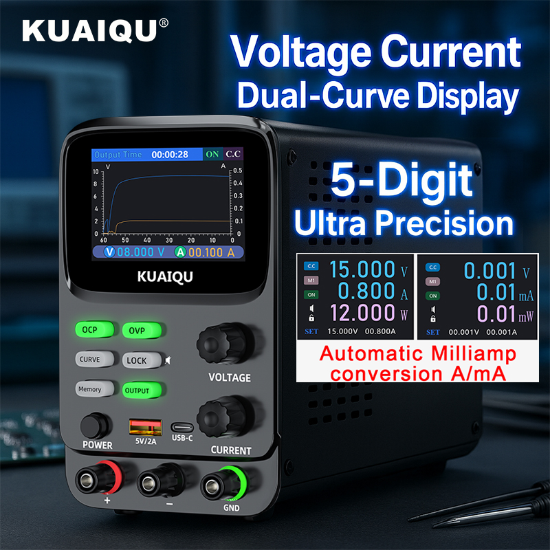 KUAIQU แหล่งจ่ายไฟปรับความแม่น - High Precision Dc Power Supply 30V 10A บทวิจารณ์และราคา
