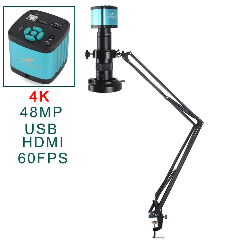 48MP 4K HDMI USB กล้องจุลทรรศน - 4K Microscope Camera Sony Sensor บทวิจารณ์และราคา