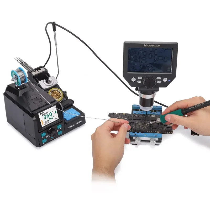 สถานีบัดกรีแบบดิจิตอล 982D พร้ - C210 Precision Soldering Station บทวิจารณ์และราคา