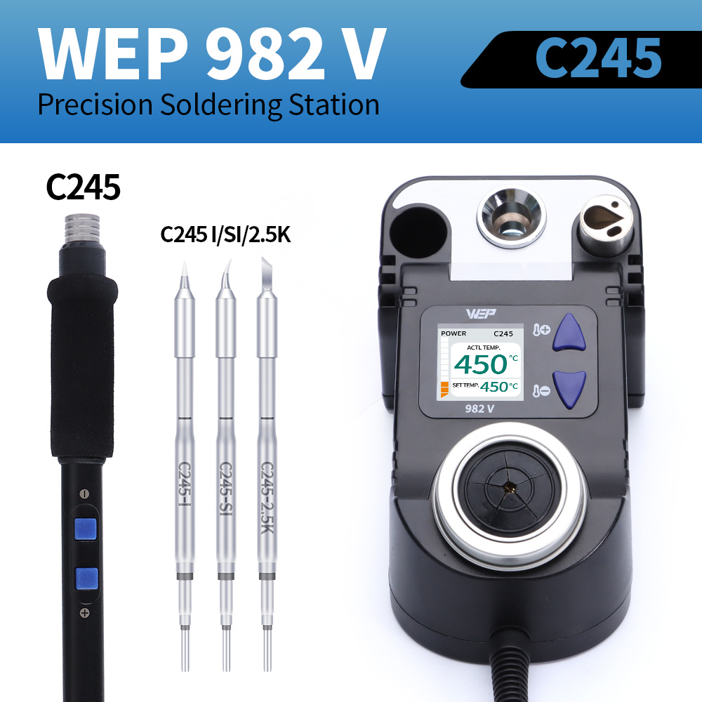 ชุดหัวแร้งบัดกรี WEP Precision - C210 Precision Soldering Station บทวิจารณ์และราคา