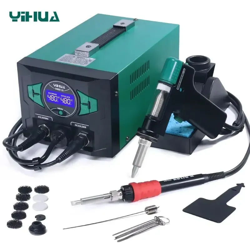 สถานีดูดตะกั่วไฟฟ้ารุ่นล่าสุดป - Desoldering Pump Electric Vacuum Station บทวิจารณ์และราคา