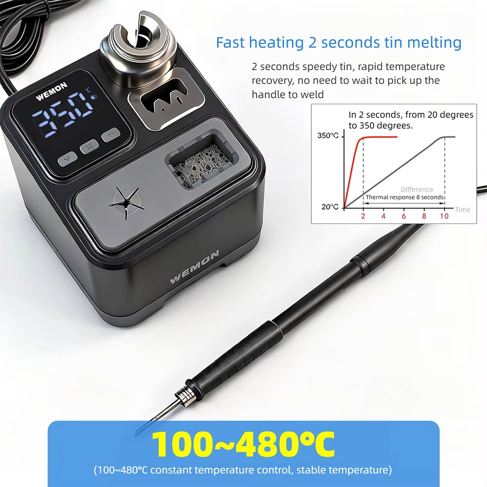 สถานีบัดกรี WEMON K21A T210 10 - C210 Precision Soldering Station บทวิจารณ์และราคา