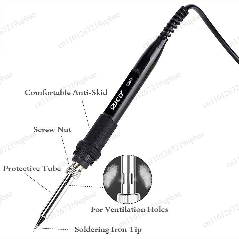 8898 สถานีบัดกรีดิจิตอล LCD 2- - 2 In 1 Soldering Rework Station 750W บทวิจารณ์และราคา