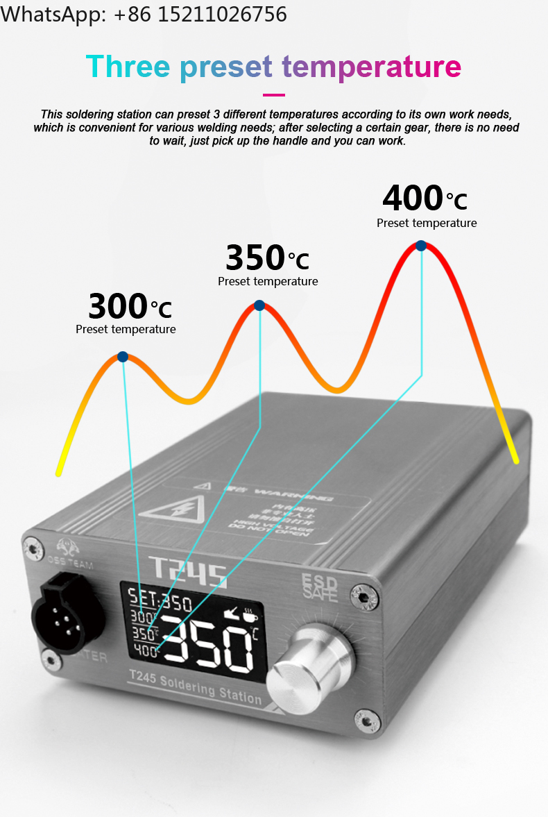 สถานีบัดกรี OSS T245 130W 3S พ - C245 Soldering Station 130W บทวิจารณ์และราคา