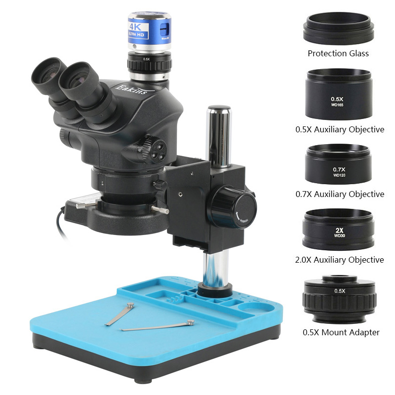 1080P 48MP 2K 4K HDMI USB VGA  - Simul-Focal Industrial Microscope 4K Hdmi บทวิจารณ์และราคา