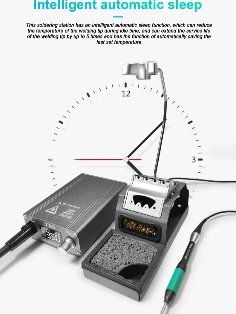 OSS T115 สถานีบัดกรีไฟฟ้าไมโคร - C115 Nano Soldering Iron Station บทวิจารณ์และราคา