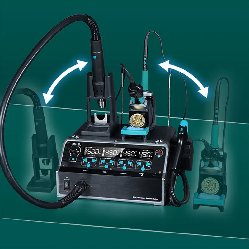 สถานีถอดบัดกรี 5-in-1 พร้อมหัว - C210 Precision Soldering Station บทวิจารณ์และราคา