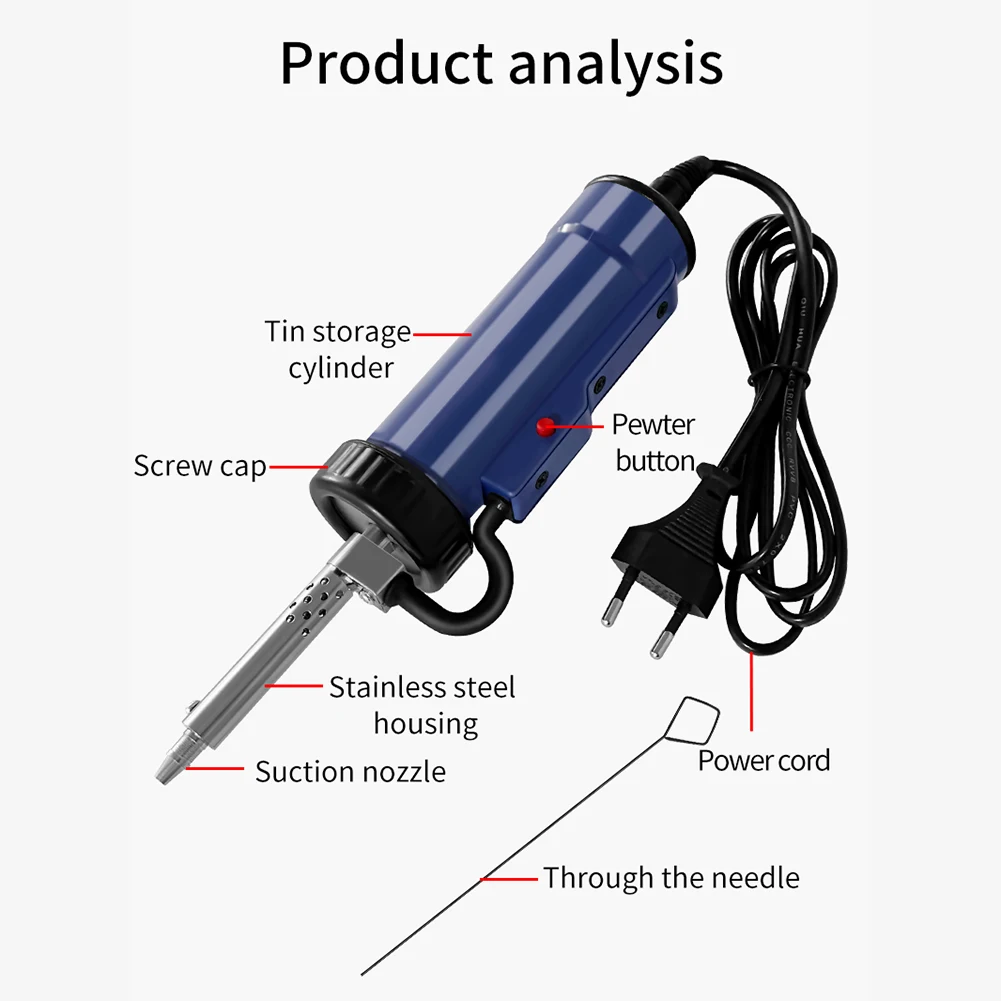 เครื่องดูดตะกั่วอัตโนมัติ BBT- - Desoldering Pump Electric Vacuum Station บทวิจารณ์และราคา