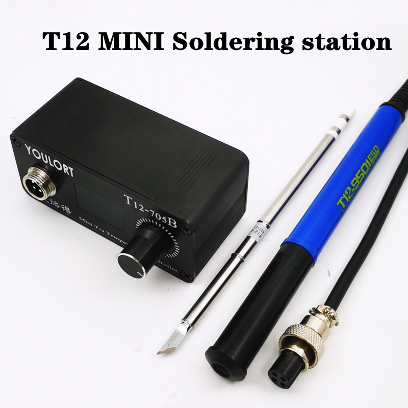 MINI T12-705B การประสาน สถานีเ - T12 Soldering Station Oled บทวิจารณ์และราคา