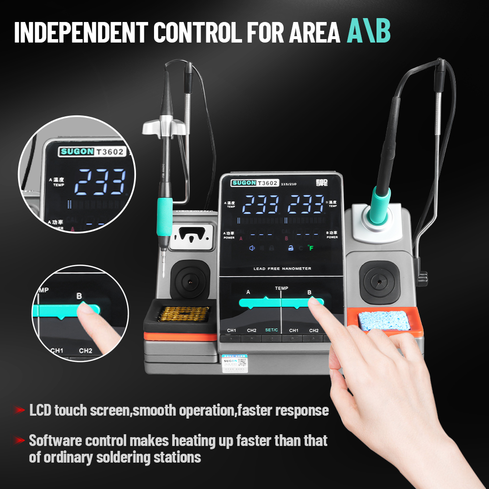 สถานีบัดกรี 2 in 1 พร้อมจอ LCD - Infrared Bga Rework Station บทวิจารณ์และราคา