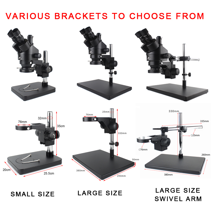 Simul-Focal 7X-45X ต่อเนื่องซู - Trinocular Stereo Microscope 7X-45X บทวิจารณ์และราคา