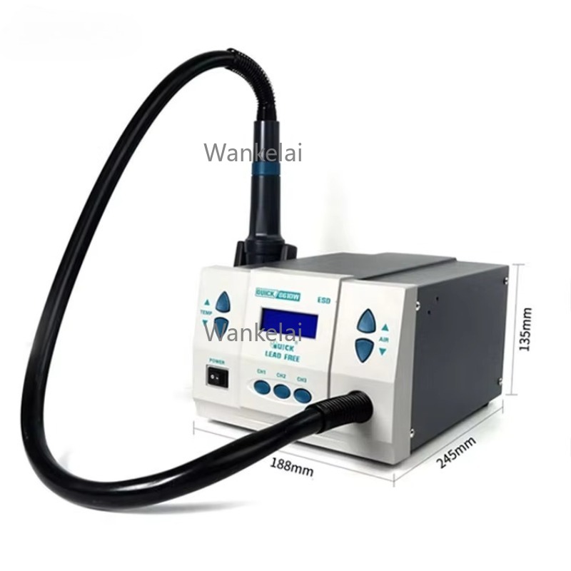 สถานีบัดกรีลมร้อนไร้สารตะกั่ว  - Hot Air Rework Station 861Dw บทวิจารณ์และราคา