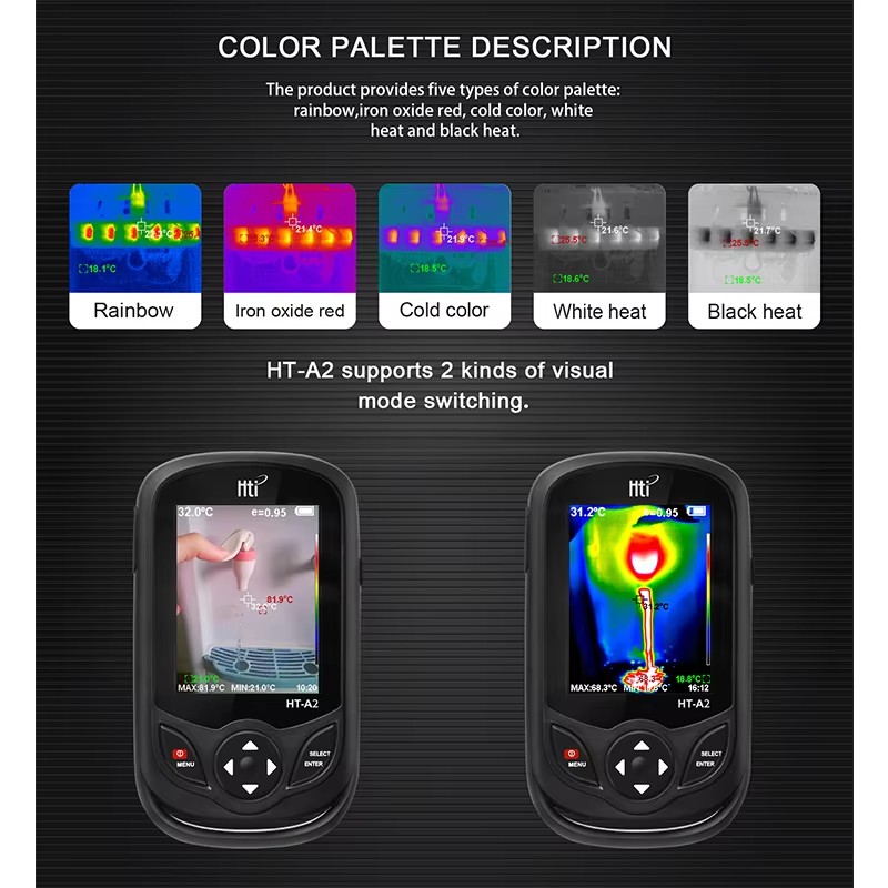 กล้องถ่ายภาพความร้อนแบบพกพา HT - Thermal Imaging Camera Pcb Repair บทวิจารณ์และราคา