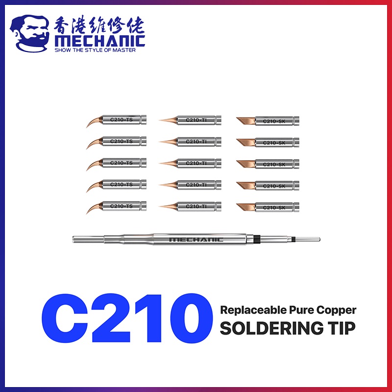 หัวแร้งบัดกรี MECHANIC C210 ซี - C210 Precision Soldering Station บทวิจารณ์และราคา