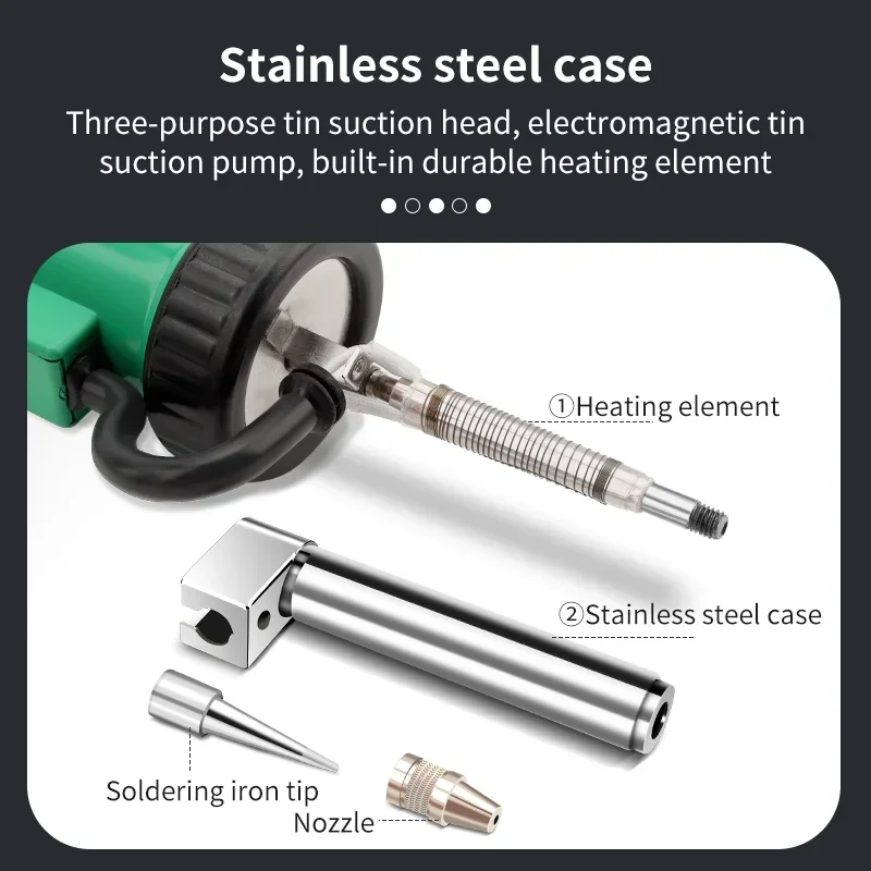 LUXIANZI เครื่องดูดตะกั่วแบบอั - Desoldering Pump Electric Vacuum Station บทวิจารณ์และราคา