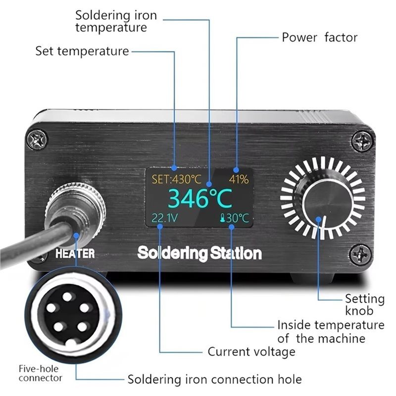ABYN-Professional T12 สถานีบัด - T12 Soldering Station Oled บทวิจารณ์และราคา
