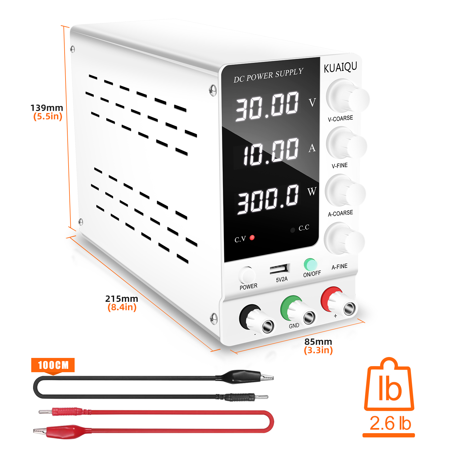 KUAIQU Lab DC Power Supply 30V - High Precision Dc Power Supply 30V 10A บทวิจารณ์และราคา