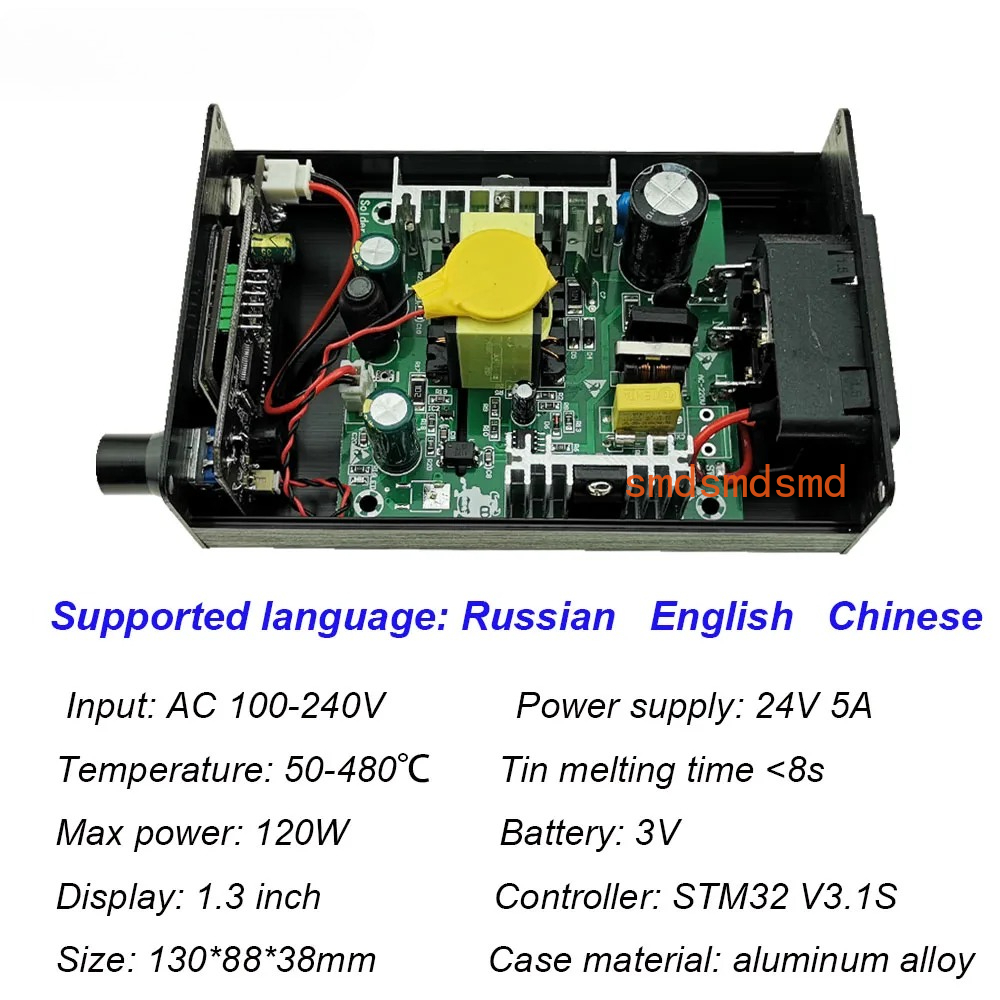 สถานีบัดกรี STM32 V3.1S T12 พร - T12 Soldering Station Oled บทวิจารณ์และราคา