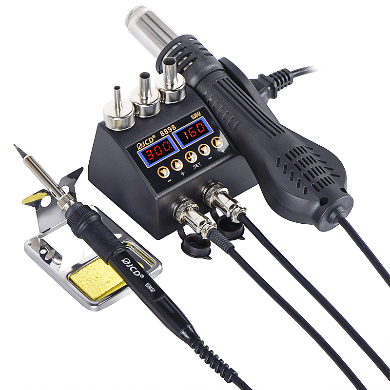 สถานีบัดกรี JCD 2 in 1 8898 พร - 2 In 1 Soldering Rework Station 750W บทวิจารณ์และราคา